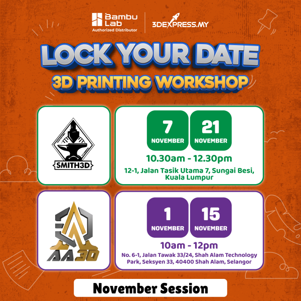 🎉 3D PRINTING WORKSHOP — RM80 ONLY! - Image 5