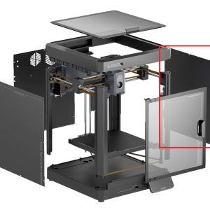 Elegoo Spare Parts Right Enclosure Panel – Version C - [Centauri Carbon]