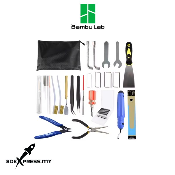 3D Printer DIY Full Tool Kit for 3D Printing Maintenance, Cleaning, Removing, Trimming, Finishing Accessories - 1 set - Image 6