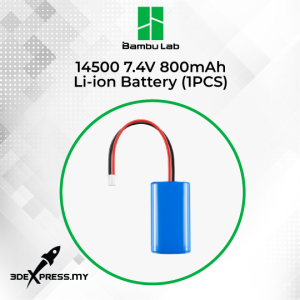 Bambu Lab Maker's Supply 14500 7.4V 800mAh Li-ion Battery (1PCS) - PC003
