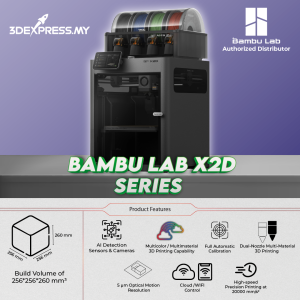 [READY STOCK] Bambu Lab X2D Series 3D Printer