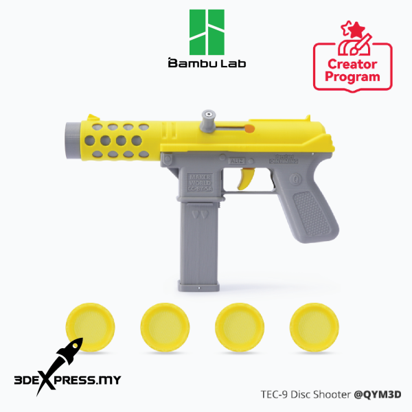 Bambu Lab Maker's Supply T-15/TEC-9 Disc Shooter ZH013 - Image 3