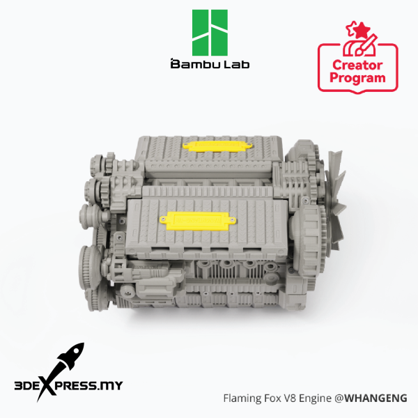 Bambu Lab Maker's Supply Flaming Fox V8 Engine Kit ZH042 - Image 4