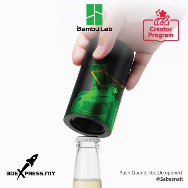 Bambu Lab Maker's Supply Push Opener (Bottle Opener) ZH010 - Image 3