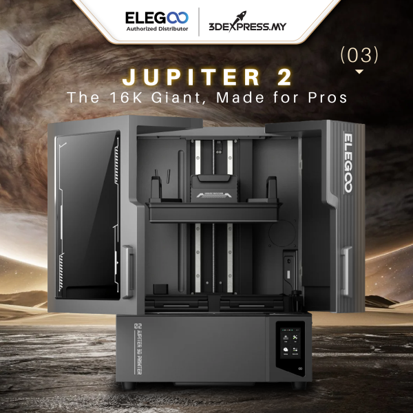 Elegoo Jupiter 2 Stereolithography (SLA, mSLA, DLP) 3D Printers - [UK] - Image 3