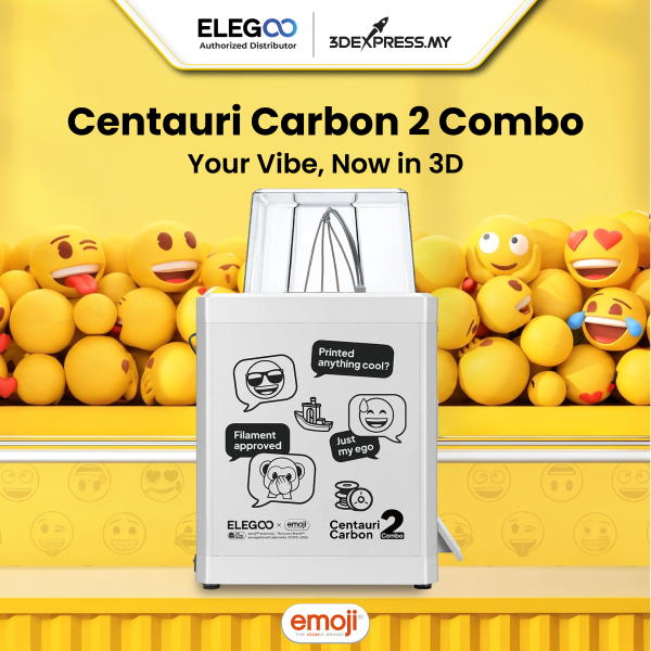 Elegoo Centauri Carbon 2 – Emoji Edition FDM 3D Printers - [UK] - Image 2